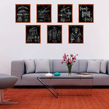 Vintage Star Vessels Patent Prints 8x10 Unframed Set