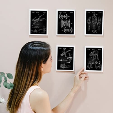 Vintage Star Vessels Patent Prints 8x10 Unframed Set