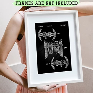 Vintage Star Vessels Patent Prints 8x10 Unframed Set