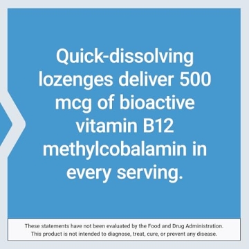 Life Extension B12 Methylcobalamin Lozenges for Energy