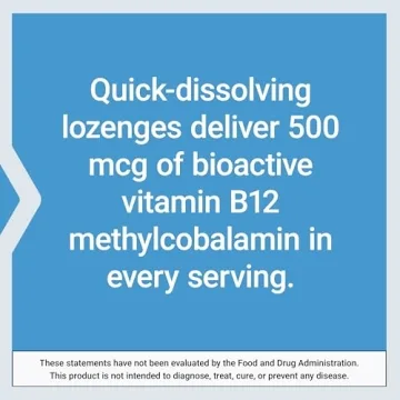Life Extension B12 Methylcobalamin Lozenges for Energy