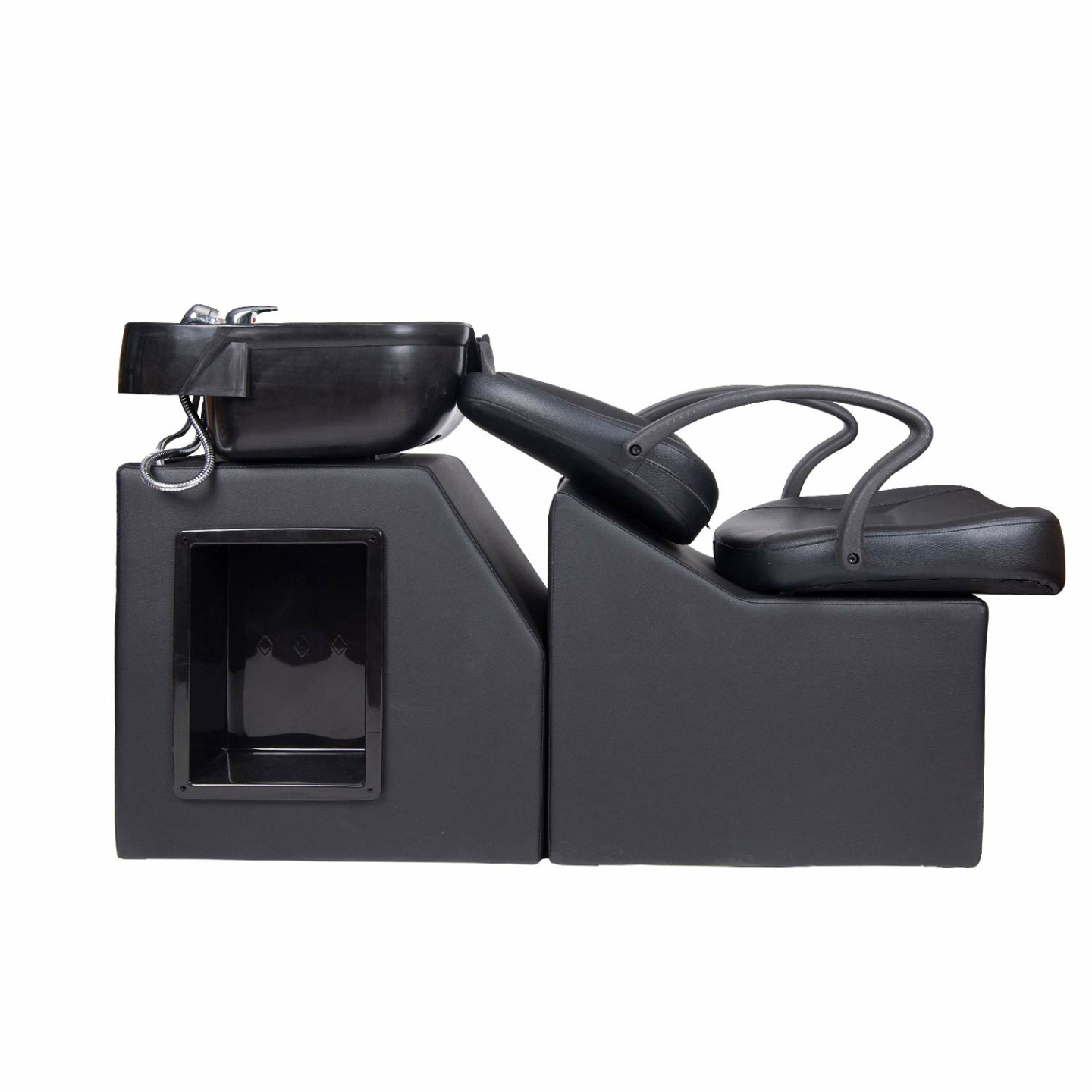 Polar Aurora Backwash Barber Chair & Sink Unit for Salons