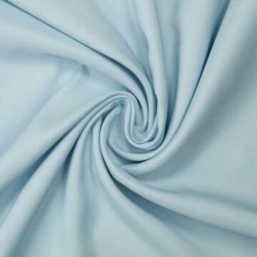 Gee Di Moda Cloth Napkins - 17 x 17 Inch Baby Blue Dinner Napkins - Set of 12 Soft & Absorbent Washable Fabric Cloth Table Napkins with Hemmed Edges for Hotel Restaurant, Holiday Parties & Wedding