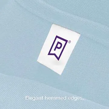 Gee Di Moda Cloth Napkins - 17 x 17 Inch Baby Blue Dinner Napkins - Set of 12 Soft & Absorbent Washable Fabric Cloth Table Napkins with Hemmed Edges for Hotel Restaurant, Holiday Parties & Wedding