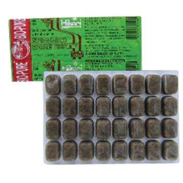 Hikari Frozen Spirulina Brine Shrimp Cubes for Fish Feeding