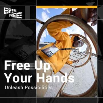 MAGEASY Case with Strap for Phone 15 Pro Max - Heavy Duty 16ft Drop Protection, 6.7" Crossbody Case ...