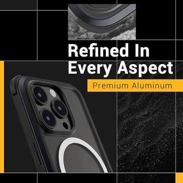 MAGEASY Case with Strap for Phone 15 Pro Max - Heavy Duty 16ft Drop Protection, 6.7" Crossbody Case with Lanyard, Compatible with MagSafe - Odyssey M + Strap | Embedded Metal Frame