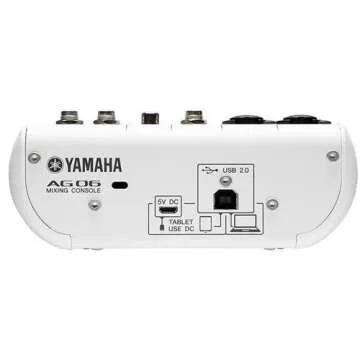 Yamaha AG06 6-Channel Mixer with Loopback Feature