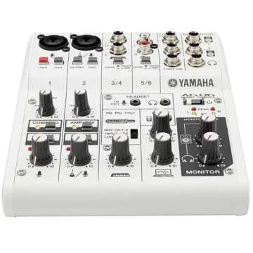 Yamaha AG06 6-Channel Mixer with Loopback Feature