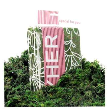 Byher Preserved Forest Moss, Fresh Green for Crafts & Decor