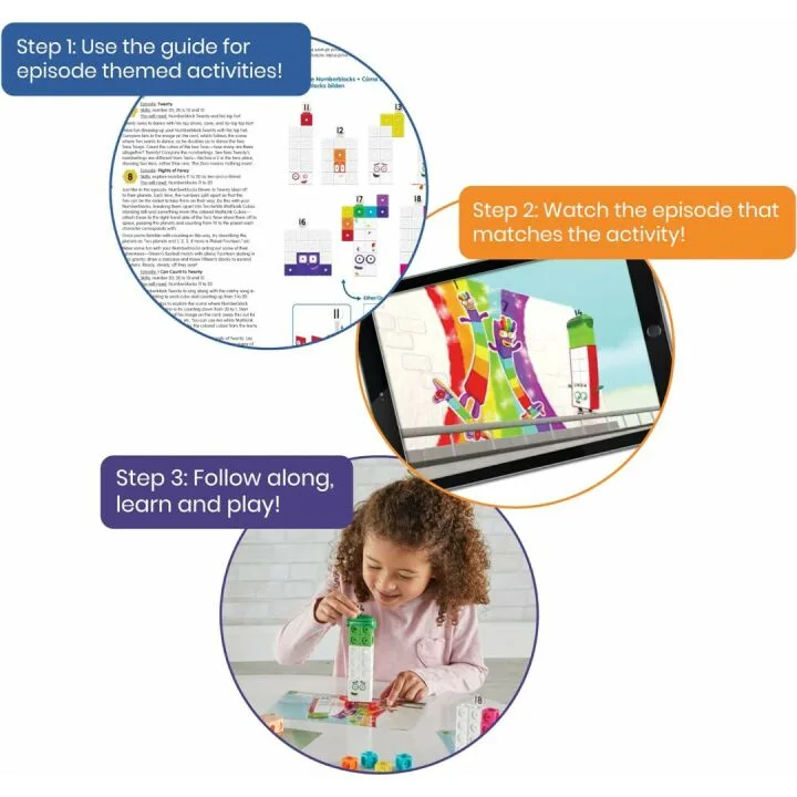 Numberblocks MathLink Cubes 11-20 Set for Kids