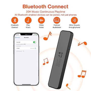 Lopuion Bluetooth Pillow Speaker for Deep Sleep