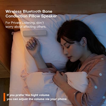 Lopuion Bluetooth Pillow Speaker for Deep Sleep