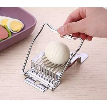 Yangcan0507 Stainless Steel Egg Slicer for Perfect Slices