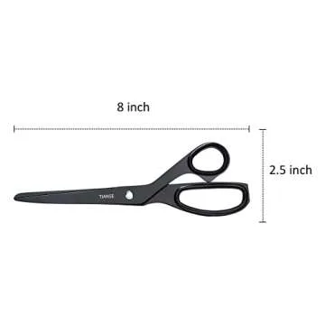 Buy TIANSE 8-inch Titanium Scissors for Home and Office Use