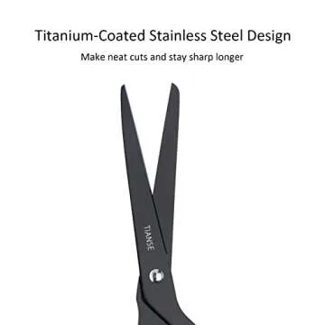 Buy TIANSE 8-inch Titanium Scissors for Home and Office Use