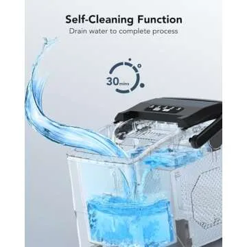 Compact Ice Makers Countertop - Fast Ice Production