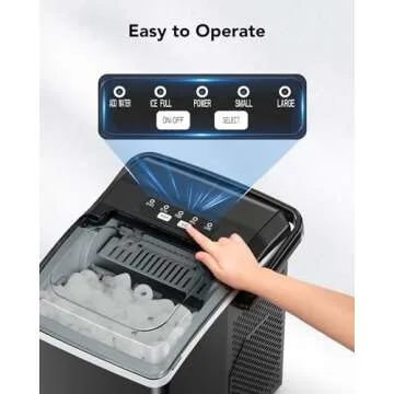 Compact Ice Makers Countertop - Fast Ice Production