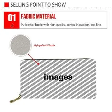 Poceacles Southwestern Women's Zipper Wallet with Custom Design