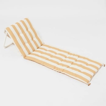 Reclining Beach Chair - Mango Bay Stripe Comfort