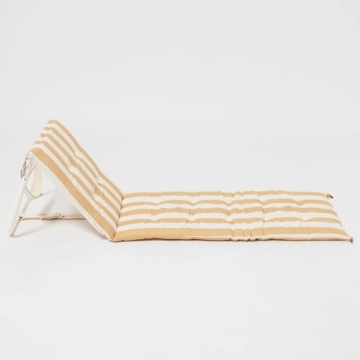 Reclining Beach Chair - Mango Bay Stripe Comfort