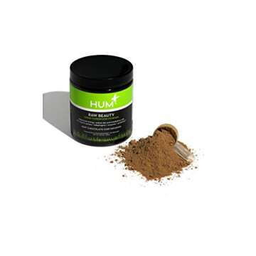 HUM Raw Beauty Greens Superfood Powder - Spirulina & Vegan Probiotic Powder with Adaptogens + Enzymes - Promotes Radiant Skin, Energy & Healthy Metabolism (240g / 30 Servings)