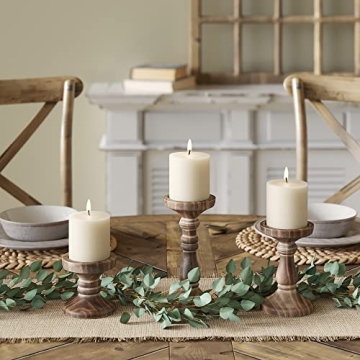 Barnyard Designs Rustic Candle Holders Set of 3