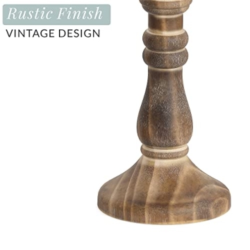 Barnyard Designs Rustic Candle Holders Set of 3