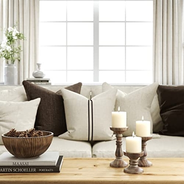 Barnyard Designs Rustic Candle Holders Set of 3