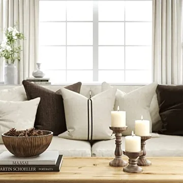 Barnyard Designs Rustic Candle Holders Set of 3