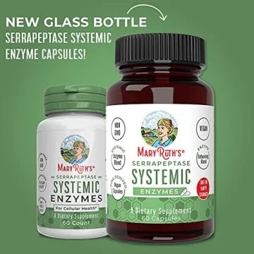 MaryRuth Serrapeptase Enzymes | Pain Relief & Immune Support