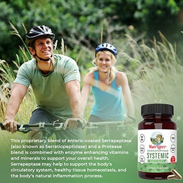 MaryRuth Serrapeptase Enzymes | Pain Relief & Immune Support