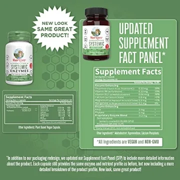MaryRuth Serrapeptase Enzymes | Pain Relief & Immune Support