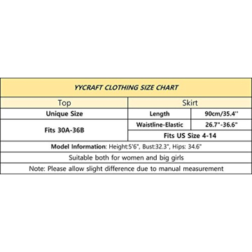 YYCRAFT Women's Halloween Costume Included for Dancing