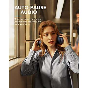 Soundcore by Anker Life Q35 Multi Mode Active Noise Cancelling Bluetooth Headphones with LDAC for Hi Res Wireless Audio, 40H Playtime, Comfortable Fit, Clear Calls, for Home, Work, Travel
