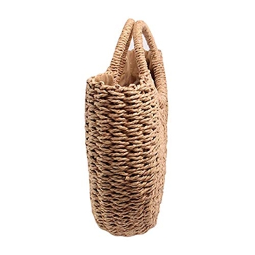 Stylish Straw Tote for Women - Elegant Rattan Beach Bag