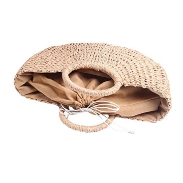 Stylish Straw Tote for Women - Elegant Rattan Beach Bag