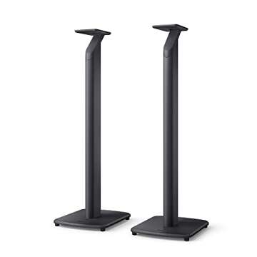 KEF S1 Floorstand for LSX II – Stylish Slate Grey Design for Your Speakers