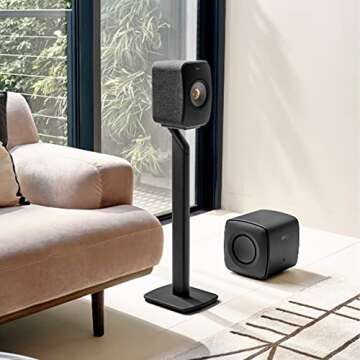 KEF S1 Floorstand for LSX II Slate Grey - Elevate Your Audio