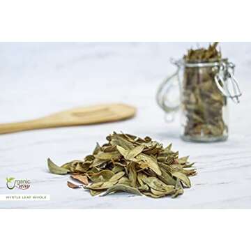 Shop Organic Way Dried Myrtle Leaf - 100% Organic & Natural
