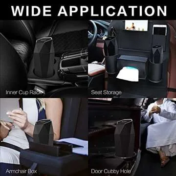 Compact SZEOF Car Trash Can with Lid for Easy Use