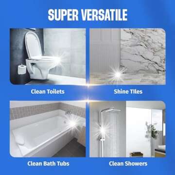 Scrubtastic Spin Scrubber, Electric Shower Scrubber – Rechargeable, Multipurpose Extendable Tile Cleaner, Bathroom, Floor & Grout Bathtub Power Scrubber with 3 Rotating Brush Heads, Improved for 2022