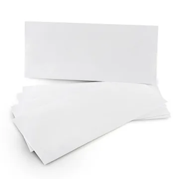 Aimoh #10 Security Self Seal Envelopes – 100 Qty |No Window, EnveGuard, 4⅛ x 9½", White, 24 LB, 100 Count (34100)