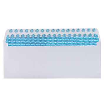 Aimoh #10 Security Self Seal Envelopes – 100 Qty |No Window, EnveGuard, 4⅛ x 9½", White, 24 LB, 100 Count (34100)