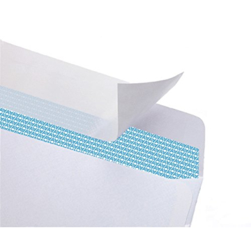 Aimoh #10 Security Self Seal Envelopes – 100 Qty |No Window, EnveGuard, 4⅛ x 9½", White, 24 LB, 100 Count (34100)