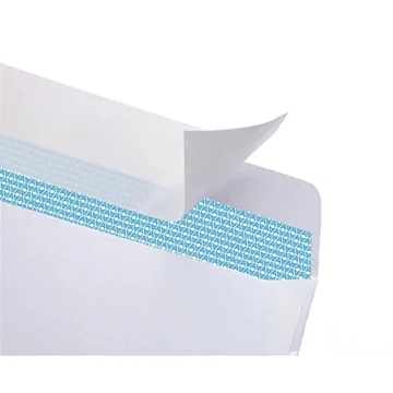 Aimoh #10 Security Self Seal Envelopes – 100 Qty |No Window, EnveGuard, 4⅛ x 9½", White, 24 LB, 100 Count (34100)