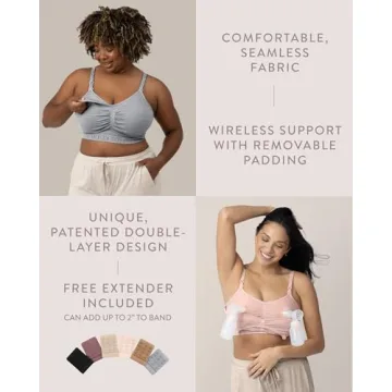 Kindred Bravely Hands Free Busty Pumping Bra for Nursing