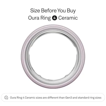 Oura Ring 4 Ceramic - Petal - Health Tracking Smart Ring