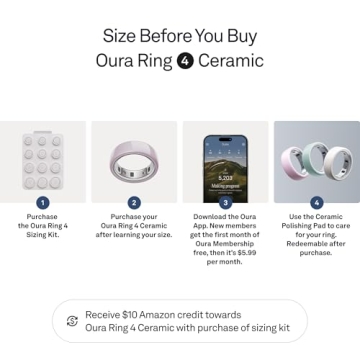 Oura Ring 4 Ceramic - Health Smart Ring in Petal Color