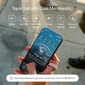 Oura Ring 4 Ceramic - Health Smart Ring in Petal Color